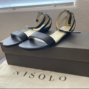 Nisolo Serena Sandal Black Size 7